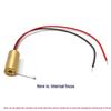 10X22mm 650nm 5mW Red Laser Module with Internal Focus Dot Pattern.