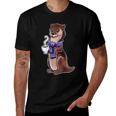 Tea Time Otter Tshirt Outdoor Activity Sports Tshirt