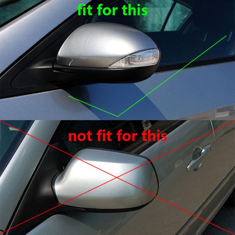 For Mazda 2 3 BL 2008-2013 6 GH 2007-2013 Car Door Side Rear View Reverse Mirror Cover Cap with Light