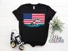 Cool Swimming American Flag USA Swimmer Swim Instructor T-Shirt, Funny US Swim Fans Teacher Training Athletes Gift Birthday Christmas Shirts