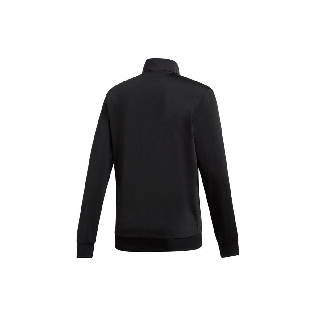 Adidas FW22 Letter Logo Print Jacket Straight Leg Casual Pants Sports Set Men Sports Set Black DV2470