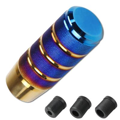 VICHE CATT Extensão do Manípulo de Mudanças Adaptador de Liga de Alumínio com 3 Tipos para Carro MT AT Universal Custom (Azul Titânio)