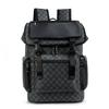 2025 new pattern plaid backpack Korean version men's bag large capacity backpack travel computer bag leisure bag
