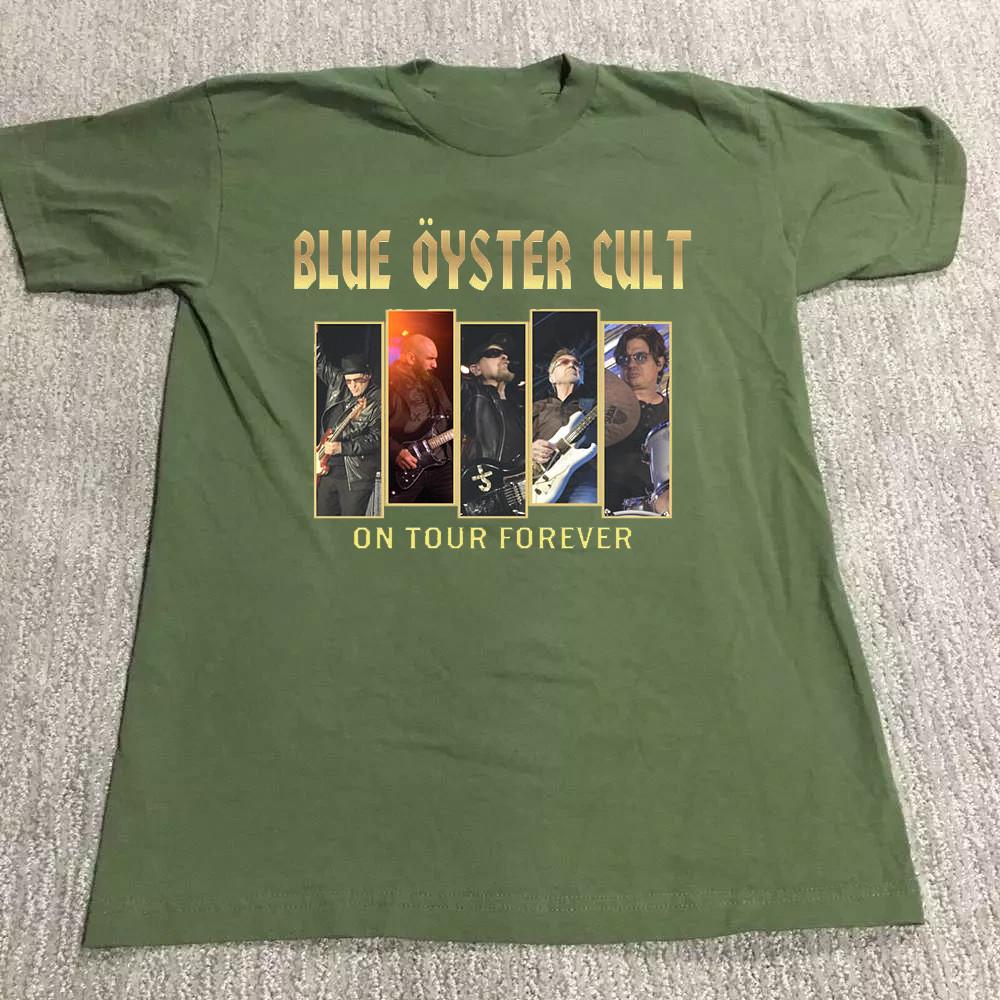 

Blue Oyster Cult Tour 2025 Short Sleeve Green All Size S-5XL Shirt BT671 Unisex T-Shirt XL