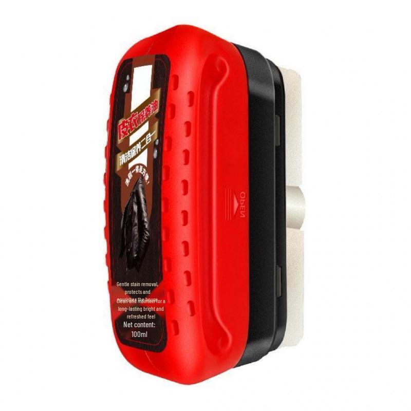 Premium Leather Care Oil & Brush Set for Restoration and Maintenance