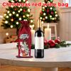Christmas Red Wine Bag, New Linen Bottle Bag, Gift Party Red Wine Packaging Bag, Drawstring Drawstring Drawstring, Christmas Gift Bag