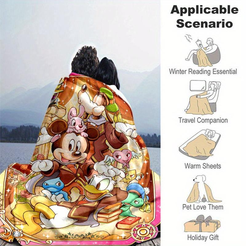 1 Stück, Mickey Maus Heimdekor Decke: Ein perfektes Geschenk für Schlafzimmer, Wohnzimmer, Reisen, Camping, Auto
