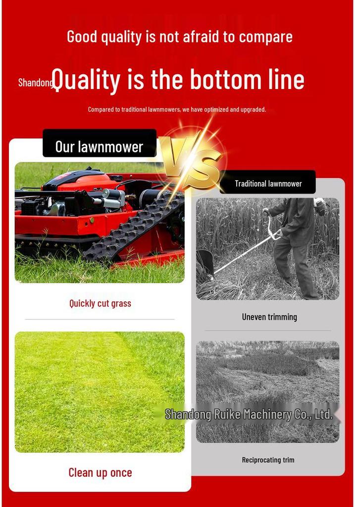 Australian Agricultural Remote Control Mower: Intelligent Weeding & Land Reclamation Robot