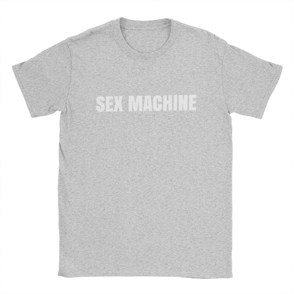 SexMachines T Shirts Men Cotton Humorous T-Shirts Round Neck Tees Short Sleeve Clothing Printed