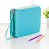 Large Capacity Art Pencil Case With 120/168 Slots PU Leather Handheld Bag Artists Students Sketching Drawing Supplies