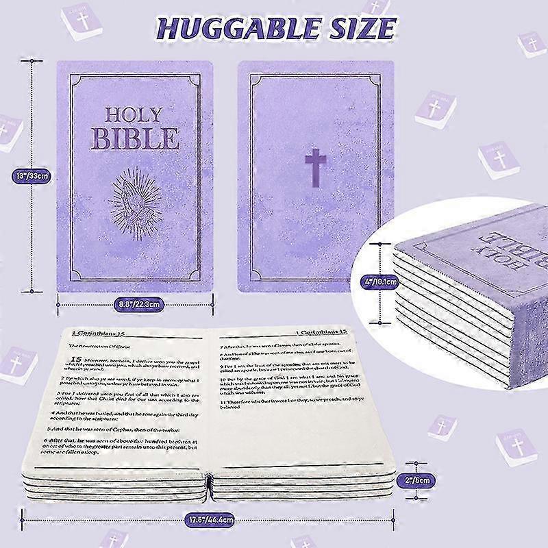 33*22cm Cutest Bible Memory Foam Pillow Bible Pillow Corinthians Pillow Learn The Valuable Lesson Of 1 Corinthians Gift 25-26