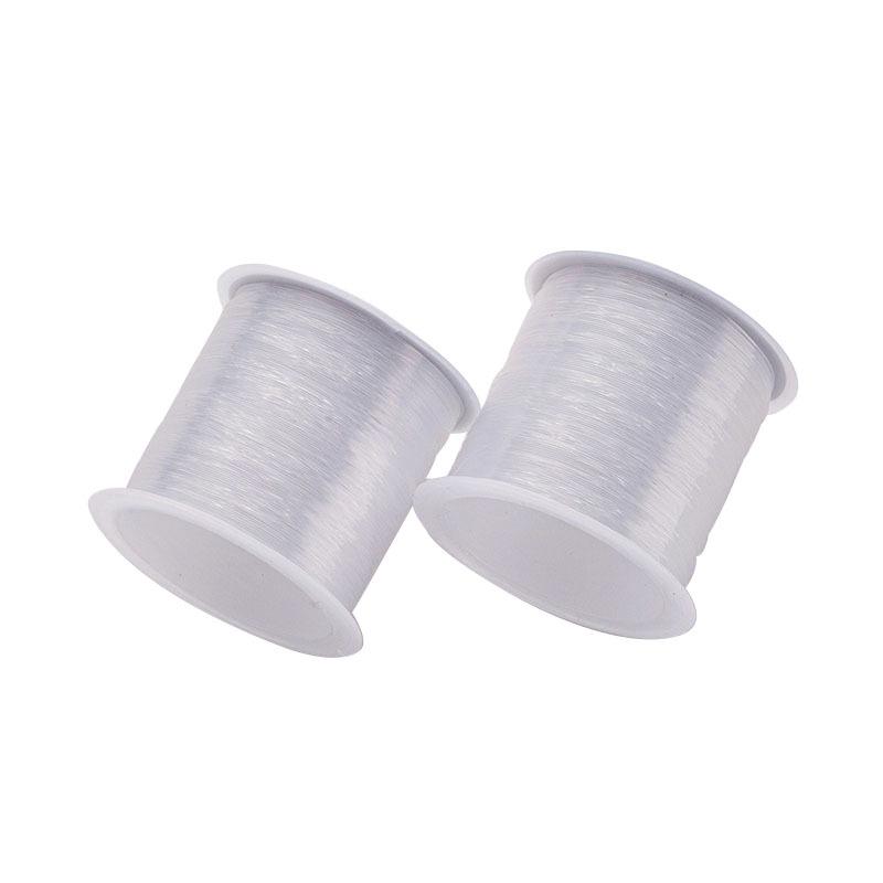 Przezroczysta żyłka nylonowa do wędkowania i tworzenia biżuterii DIY - Nierozciągliwa jedwab kryształowy