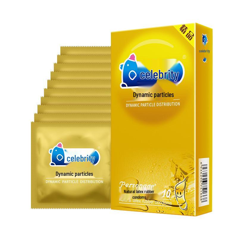 Celebrity Series Condoms 5-in-1, Pack of 30 - Night Odorless, Ribbed G-Spot, Ultra-Thin Male Contraceptives
