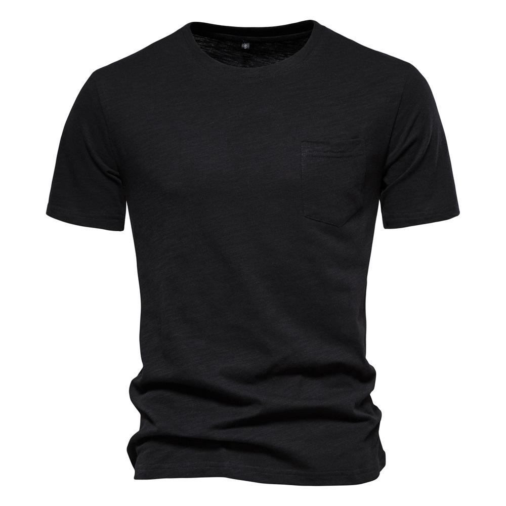 S1120558 Men's Short Sleeved T-shirt with Chest Pocket