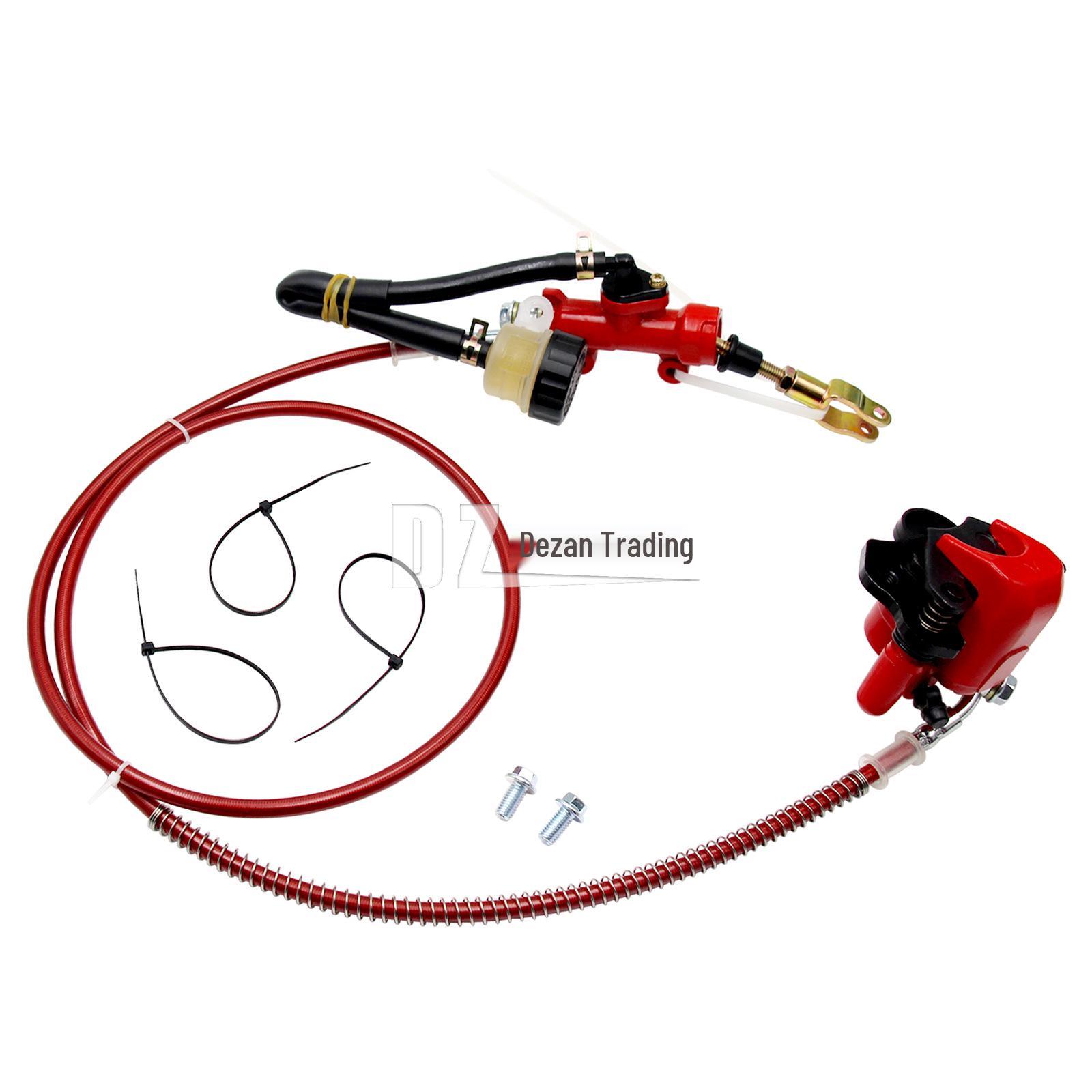 168CC ATV/UTV Rear Foot Brake Caliper & Pump Kit - Off-road Go-Kart Accessory Brake Assembly