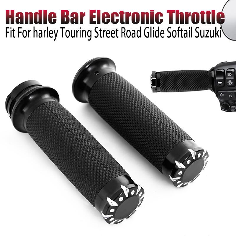 1" Motorcycle Handle Bar Hand Grips Fits For Harley-Davidson Cruiser Chopper New