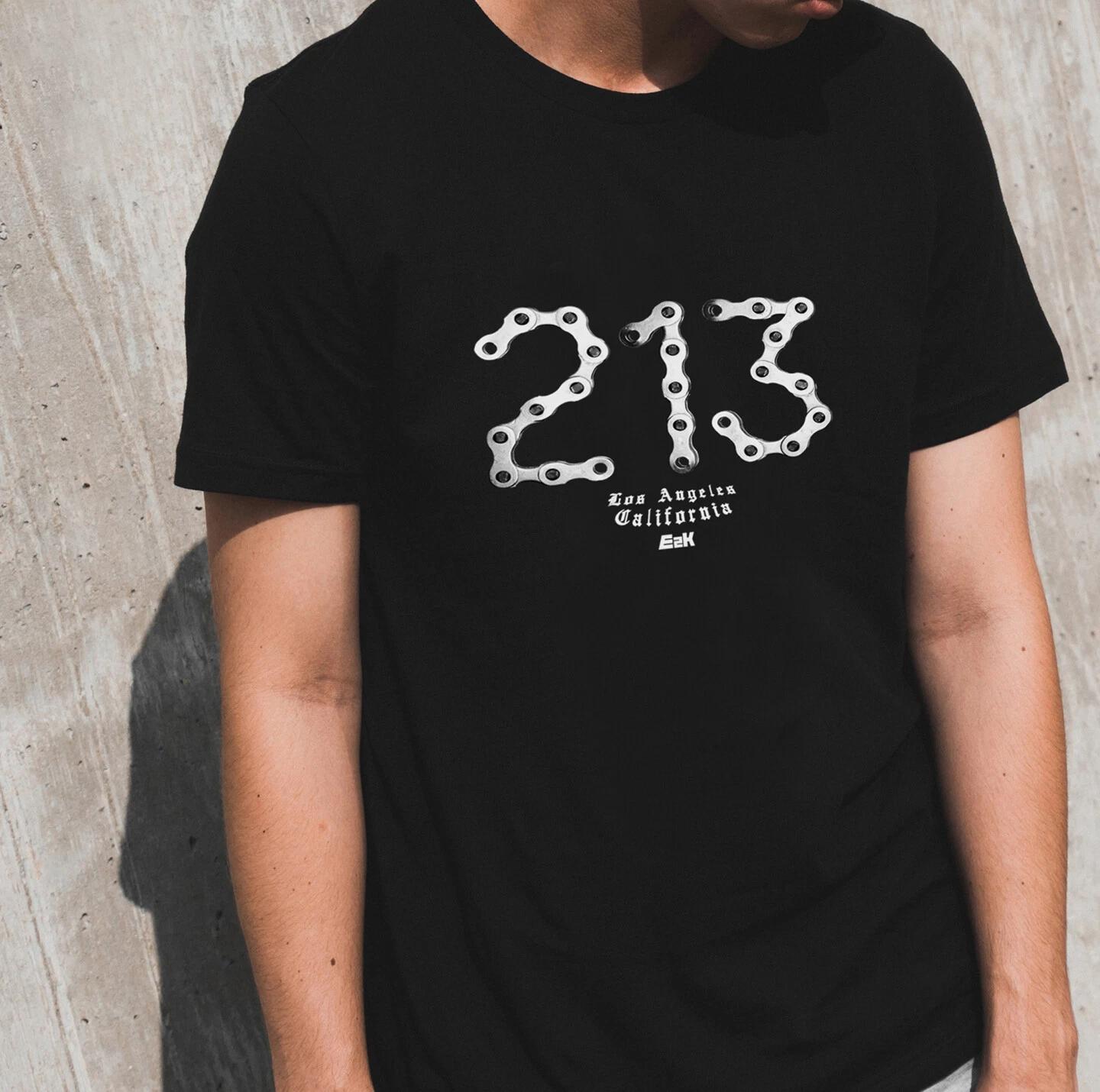 E2K area code 213 LA California Unisex T-Shirt los angeles hollywood west coast S
