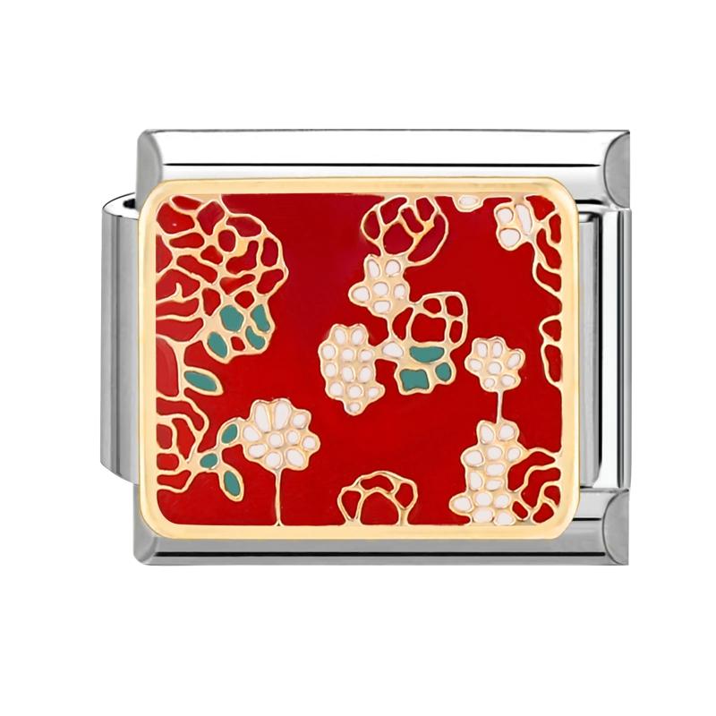 LOVE Heart Flowers Daisy Dogs Cow Star Planet Italian Charm Links Fit 9mm Stainless Steel Bracelet DIY Making Gifts