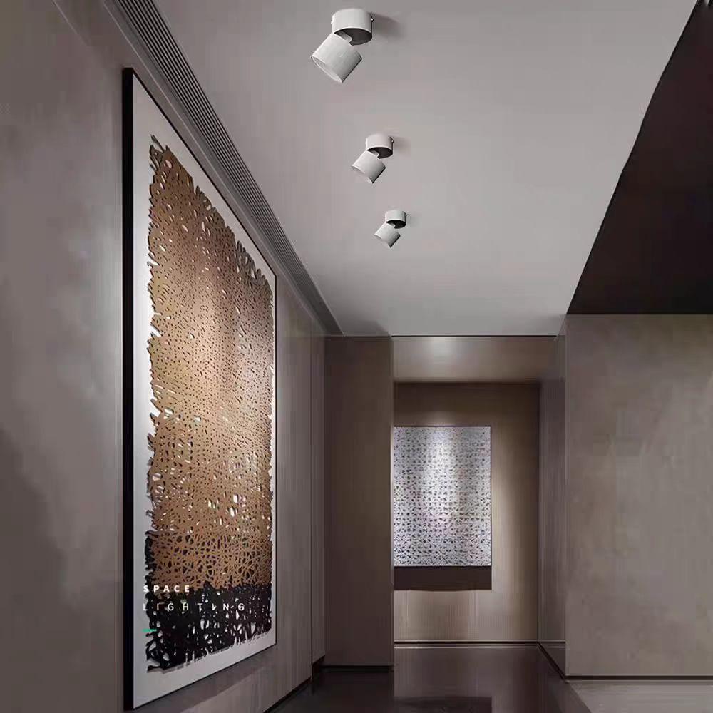 Foldable Adjustable Angle LED Downlight for Surface Mount - Living Room & Entrance Ceiling Light