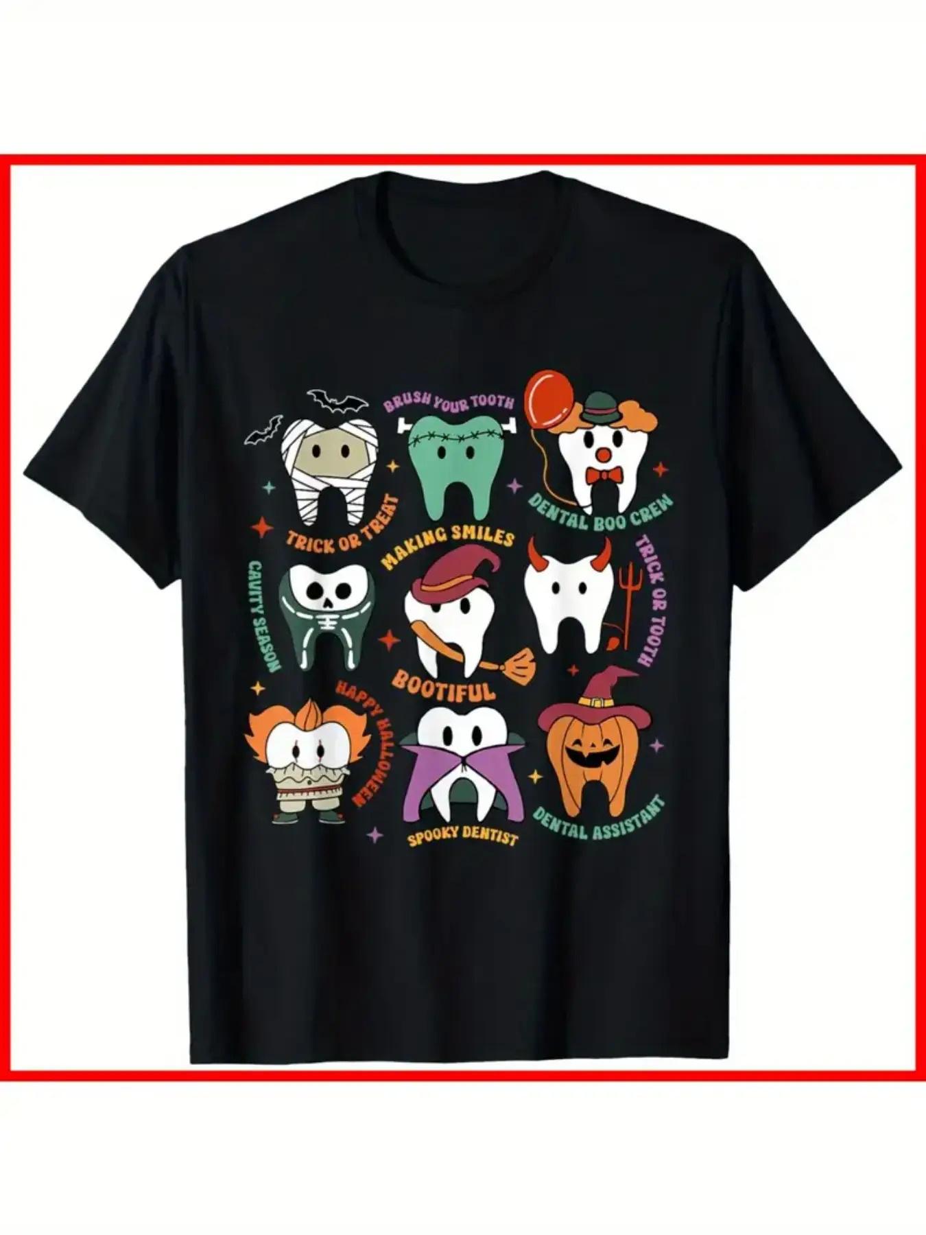 

Fresh Halloween-Themed T-Shirts for Both Men And Women L