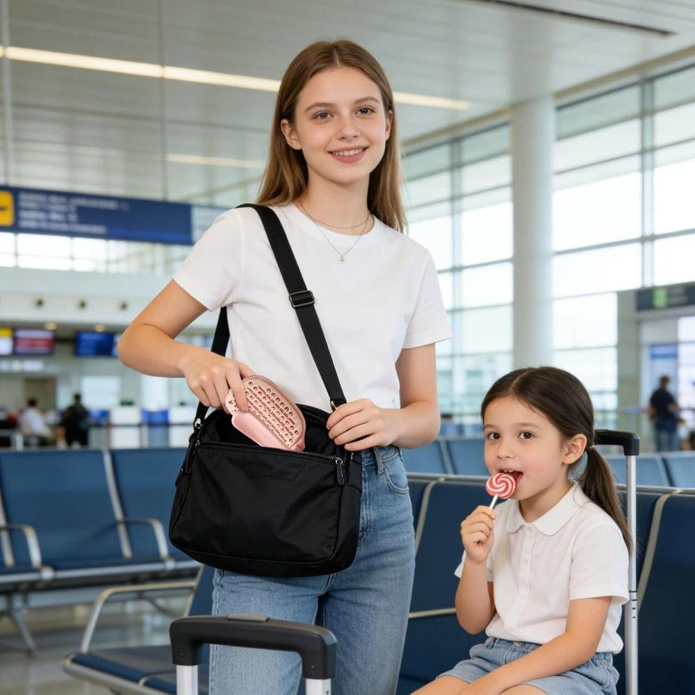 Foldable Self-cleaning Hair Brush Portable Salon Hair Massage Scalp Comb Air Cushion Comb