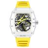 UTHAI BK145 Fashionable Man watch, transparent hollow wine barrel shaped quartz watch, waterproof clock gift watches for man