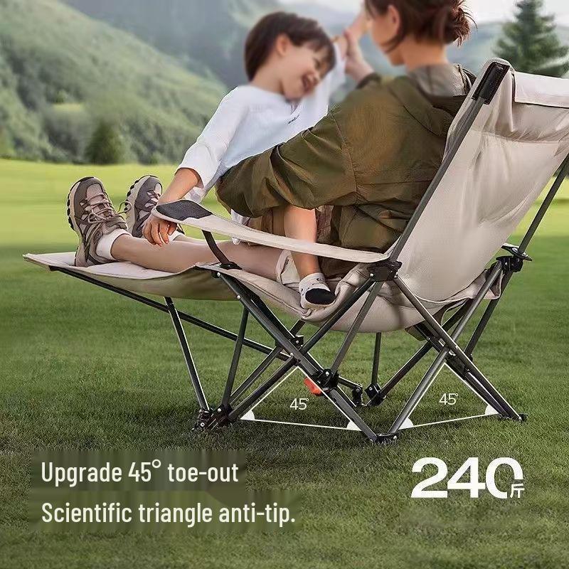 Adjustable Portable Recliner for Autumn/Winter Camping