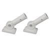 2Pcs Adjustable Flag Pole Holder Aluminium Alloy Metal Wall Mount 180 Degree Multi Position Bracket for Outside House