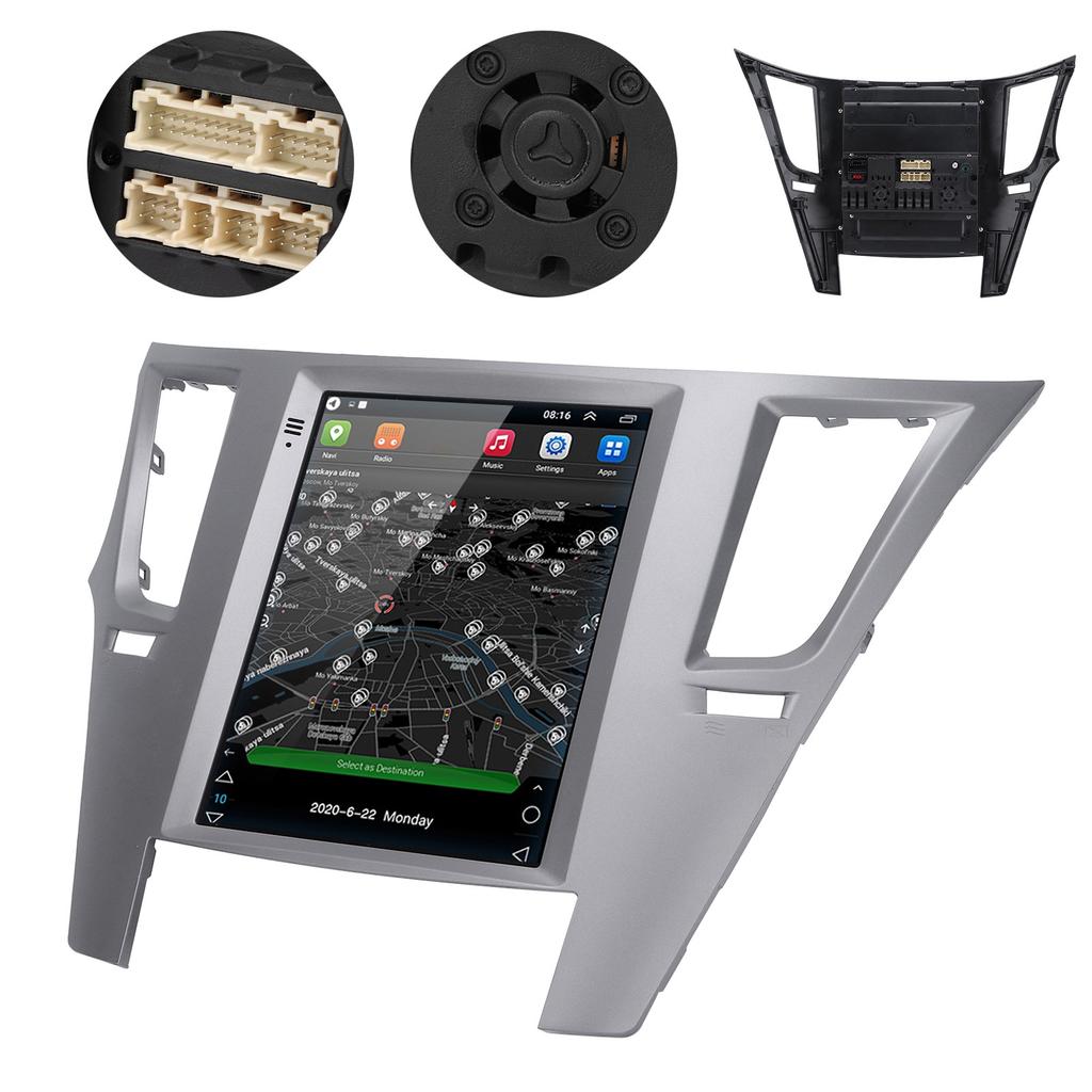 9.7in Navigation Car Multimedia Vertical Screen for Android Replacement for Outback Legacy 2009‑2014