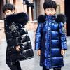 Boys and Girls Winter Padded Jacket Mid-length Thickened Children's Padded Jacket Mid-length Trend