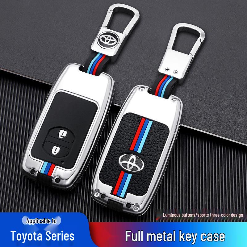 Compatible Key Case for Toyota: 6th Gen Camry, Reiz, Land Cruiser, Prado, Highlander