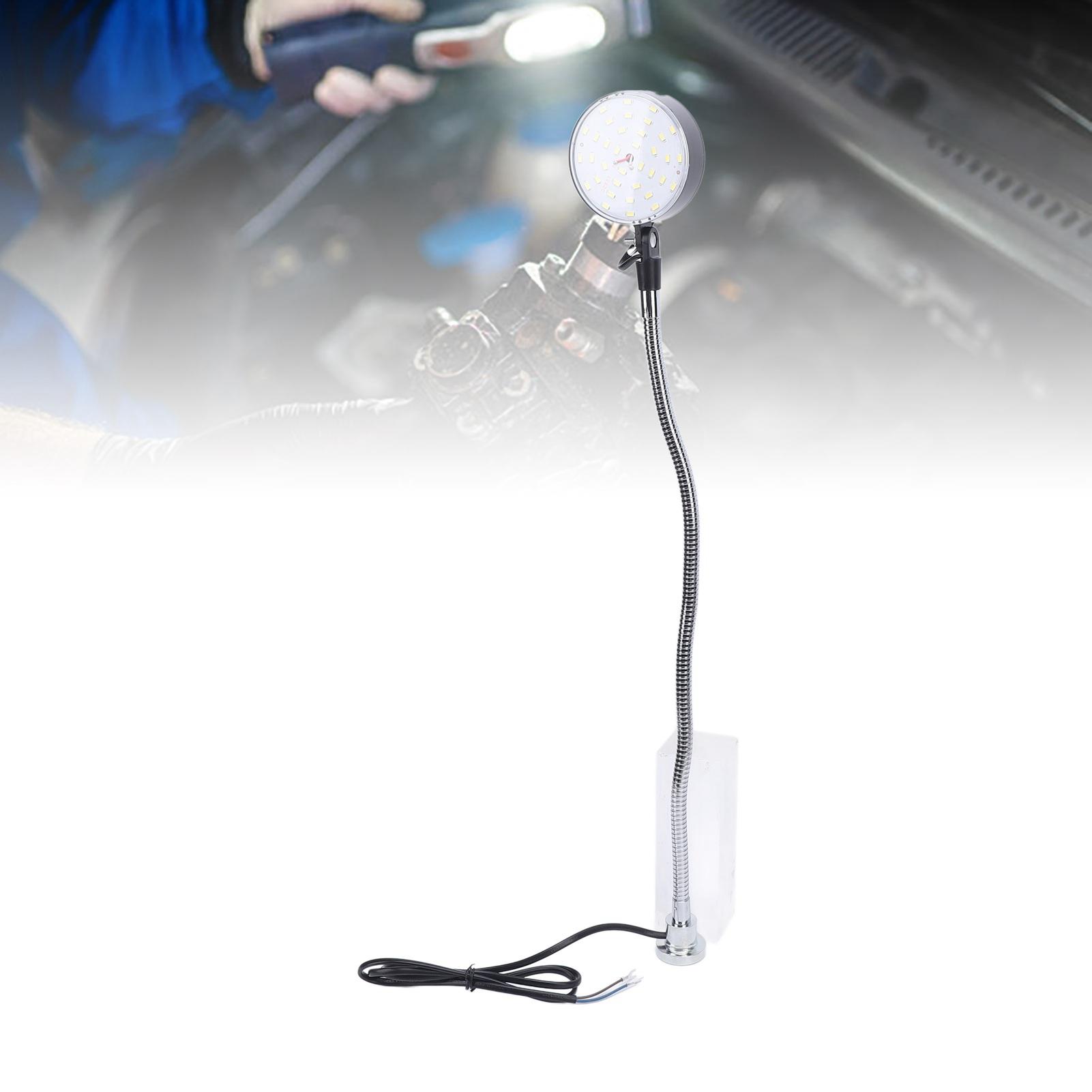 

Светодиодный станочный светильник на магнитной основе, гибкая трубка «гусиная шея» 50 см, светильник для швейной машины