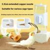 Large Capacity Bird Water Feeder Automatic Drinking Fountain Cage Dispenser Parrot Container Safe Easy Pet Use