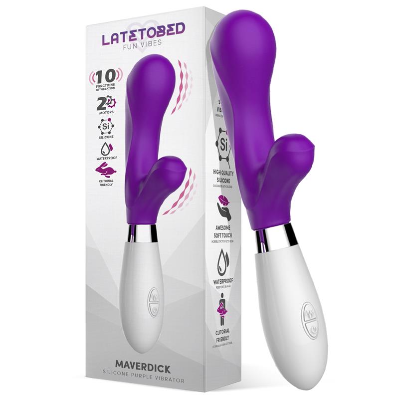 Maverdick Purple Silicone Vibrator