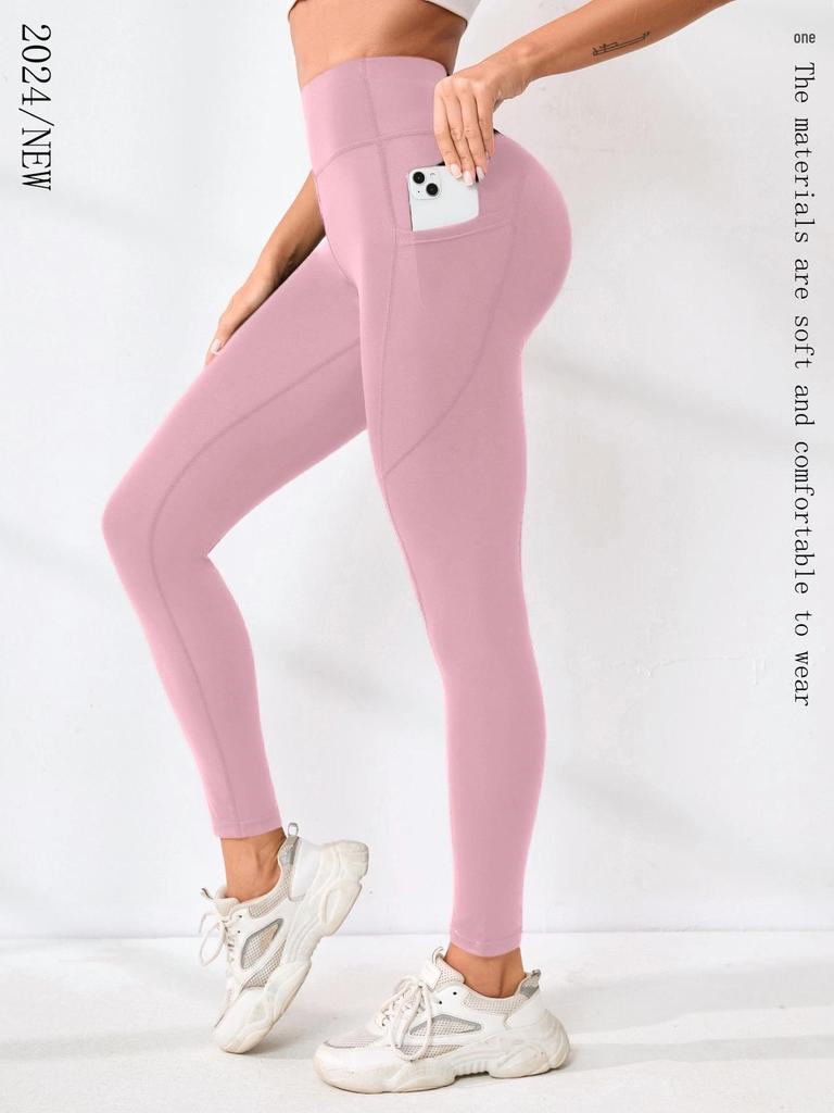 Hottest-Selling High-Waisted Yoga Leggings: Sexy Solid Color Fitness Pants for Women