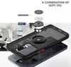 Shockproof Armor Matte Case For Motorola E20 G PLAY Stylus ACE Pure 2021 2022 2023 2024 5G 4G  Magnetic Holder Ring Stand Cover