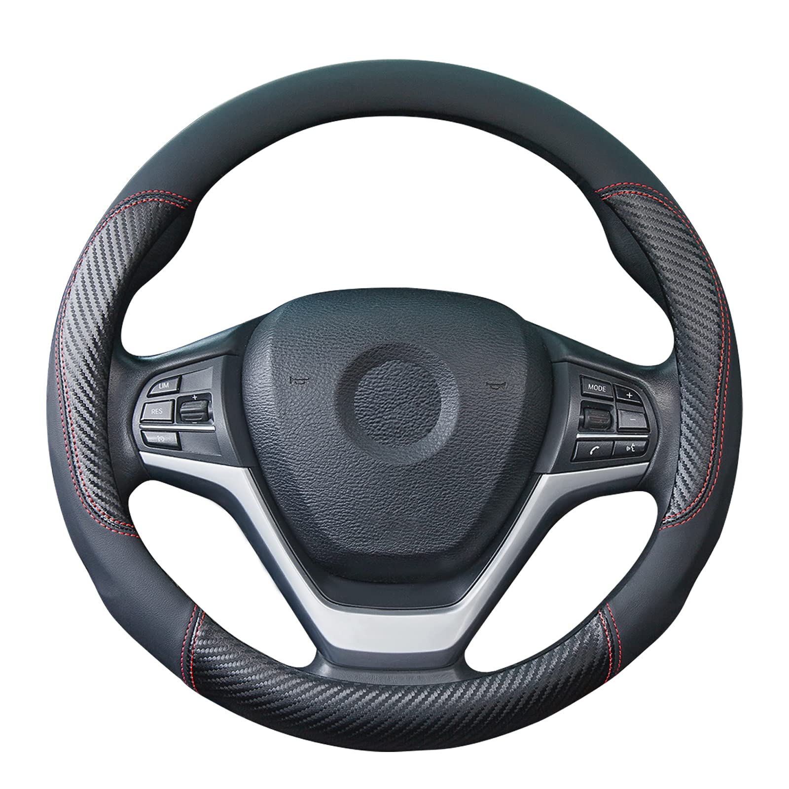 

ZATOOTO LY113-R Чехол на руль, Для легковых автомобилей, Размер S, Легко держать, Противоскользящий красный