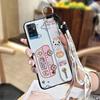 Durable Anti-dust Phone Case For ZTE Blade A71/Optus X Swift 5G Cute Kickstand Phone Holder Soft case Lanyard Anti-knock