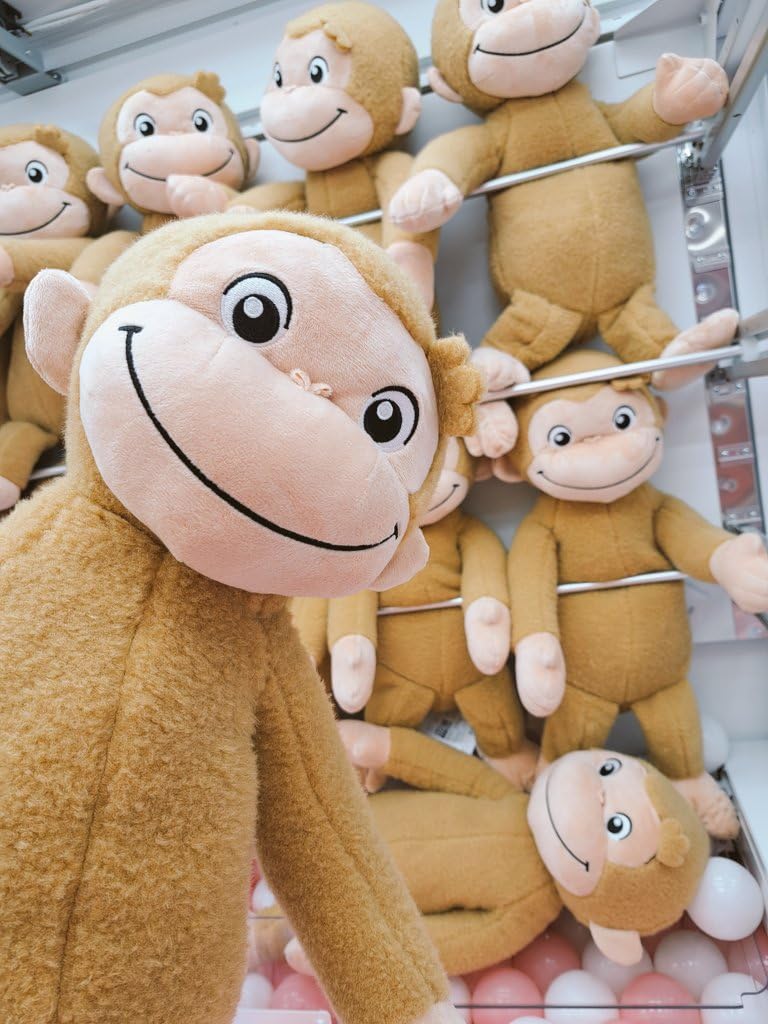 Curious George plush super approximately toy, large, fluffy, extra-large, 44cm.