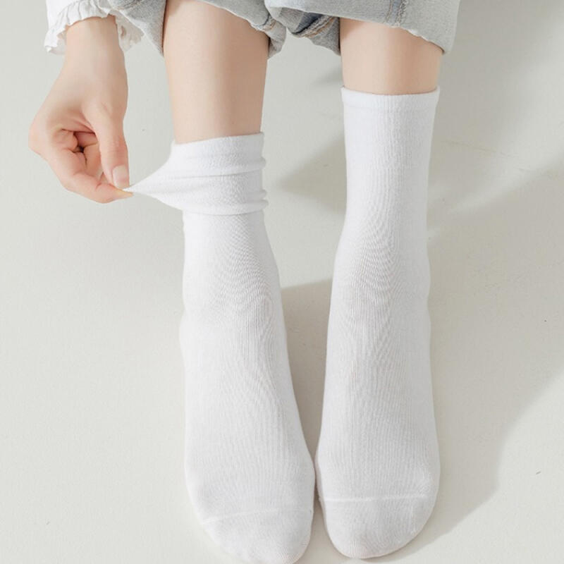Chesky comfortable socks without tights, 10 pairs of white socks