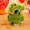 Handmade Lion Dance Plush Toy Cute Chinese New Year Decoration Lion Dance Ornament  Car Decoration