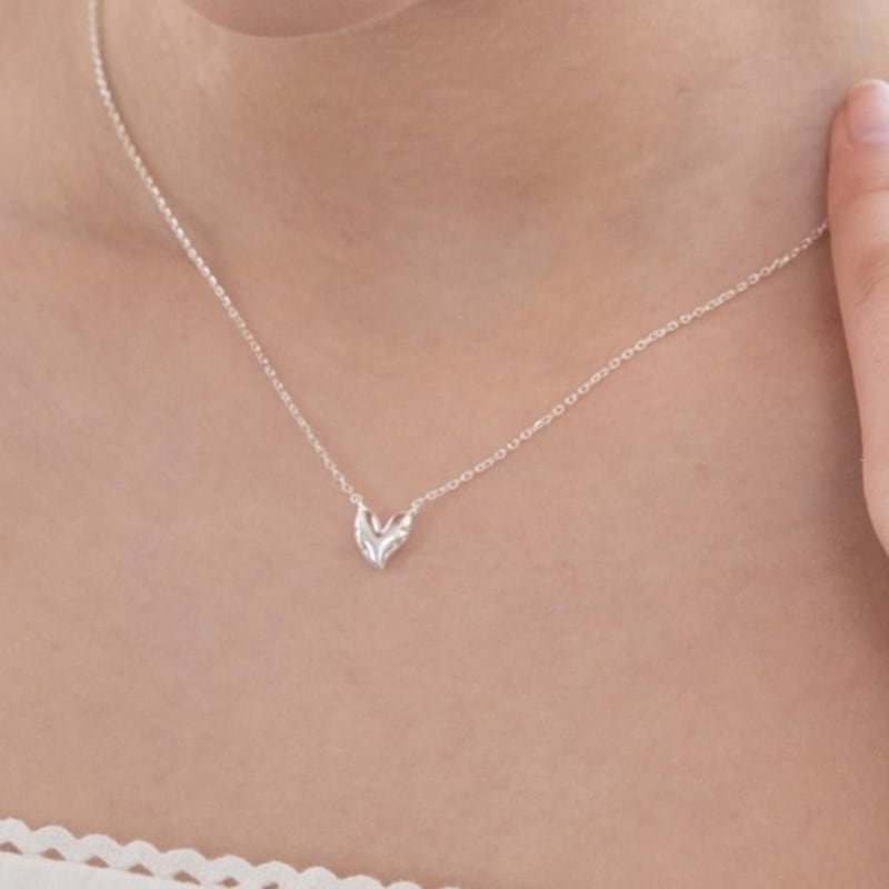 

BEFORE MOONRISE [Silver 925] Fairytale Heart Necklace SN21 Silver