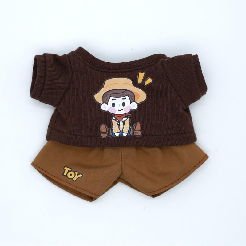 15cm Plush Doll Outfit Set Cotton Sweatshirt Clothes Fashion Toy Collectible Accessories