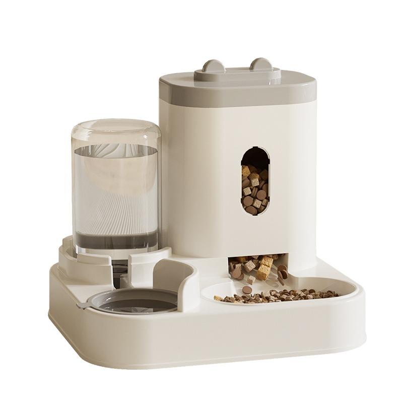 Automatischer Katzenfutterautomat, Hundenapf, Haustiernapf, Katzennapf, Zwei-in-Eins Wasserspender, Katzennapf, Haustierbedarf