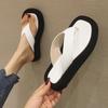 Fashion Women Flip Flops Platform Slippers Casual Shoes Outdoor Beach Sandals Woman Summer 2024 Non-slip Soft Sole Flat Shoes