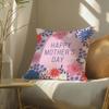 Happy Mother'S Day Cushion Cover Soft Short Plush Pillow Cover Smooth Cozy Texture Aesthetic Cushion Case Home Decor