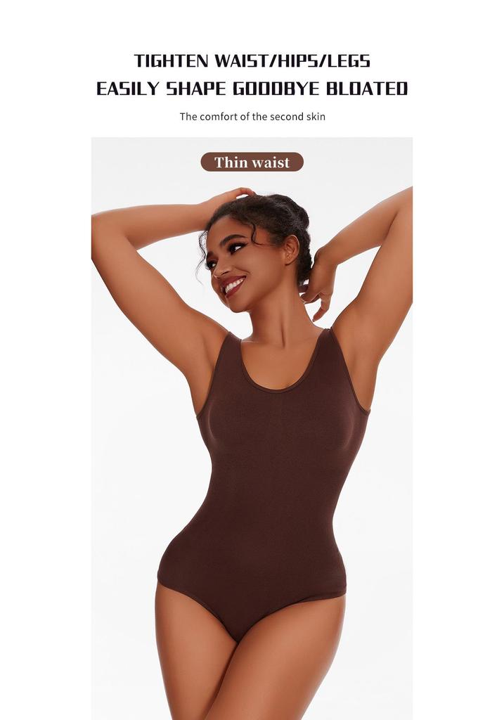 European & American Style Shaping Thong Bodysuit: Wide Strap, Tummy Control, Open Crotch, Butt Lifting, Strappy Bra, Bust Support