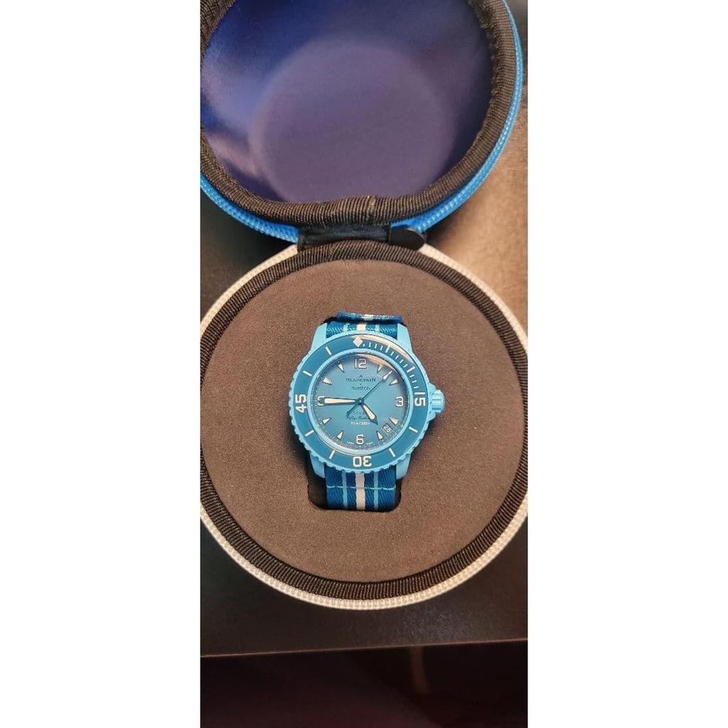 Used Swatch x Blancpain Blue Lagoon