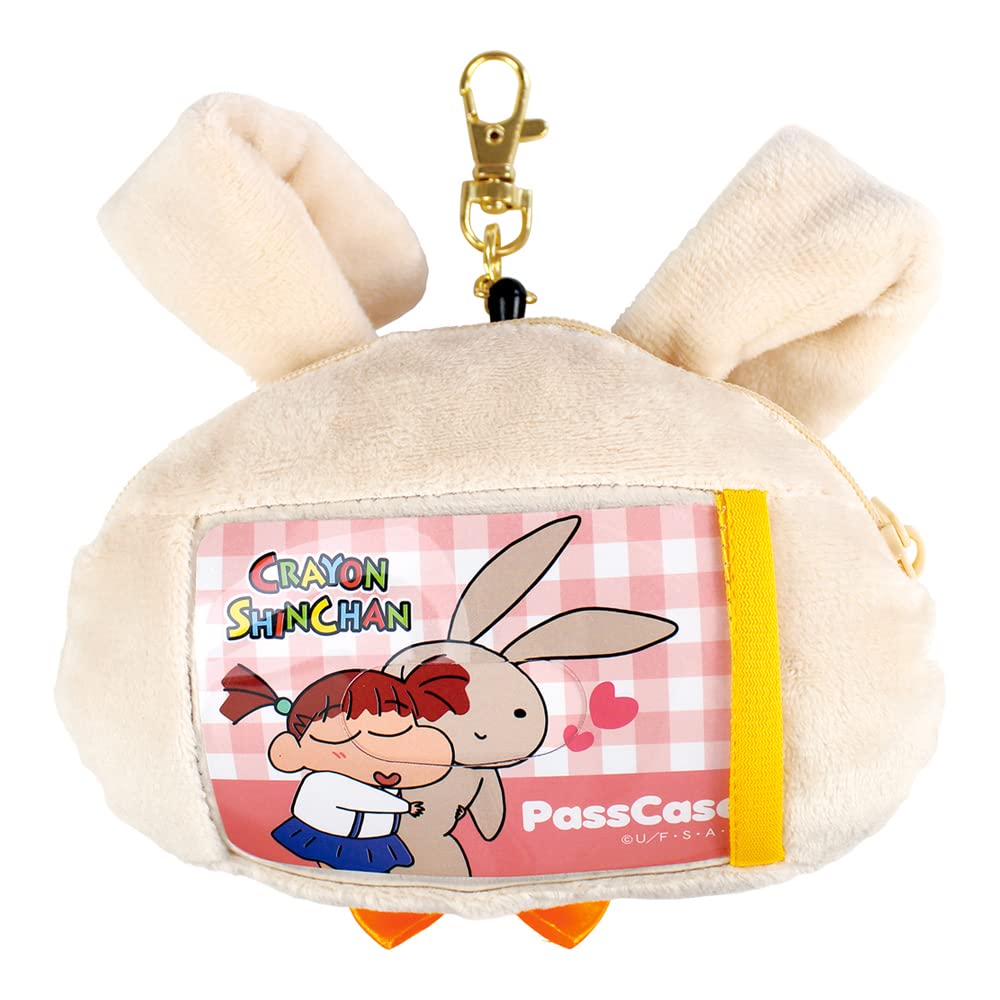 Factory Plush Toy with Pass Case Pouch Rabbit T's Shin-chan Nene-chan KS-5544046NU