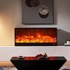 European Electric Embedded Fireplace: Energy-Saving Simulation Flame Heater for Home Décor